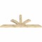 Ekena Millwork Richland Rough Sawn Timber Gable Bracket, Douglas Fir, 96"W x 40"H x 4"D x 6"F, 10/12 Pitch GBW096X40X0406RIC00RDF - alternate 5
